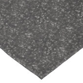 Dark Stylish Silver Grey Glitter Tafelkleed (Gekanteld)