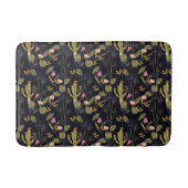 Dark Summer Night Cactus Pattern Badmat (Voorkant)