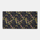 Dark Summer Night Cactus Pattern Bureaumat (Voorkant)