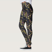 Dark Summer Night Cactus Pattern Leggings (Links)