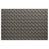 Dark Summer Night Cactus Pattern Stof (Yard (91,4 cm))