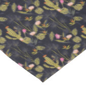 Dark Summer Night Cactus Pattern Tafelkleed (Gekanteld)