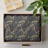 Dark Summer Night Cactus Pattern Tissuepapier (Geschenk)