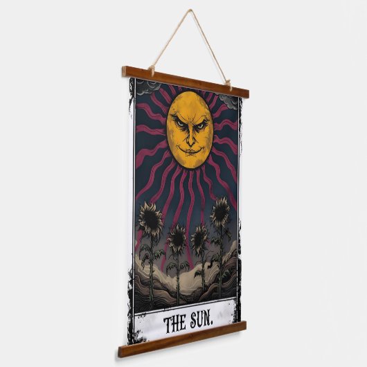 Dark Sun Tarot Hangend Wandkleed (Gebogen)