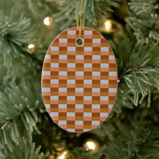 Dark Sunrise in Shades of Brown and Gray Keramisch Ornament (Boom)