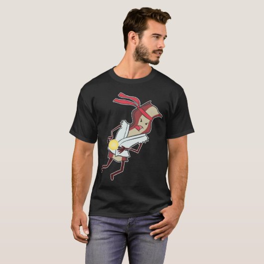 Dark Super Action Bacon T-Shirt (Voorkant volledig)