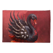 Dark Swan of Bones – Gothic Elegance Kussensloop (Achterkant)