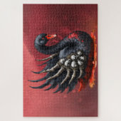 Dark Swan of Bones – Gothic Elegance Legpuzzel (Verticaal)