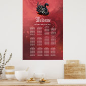 Dark Swan of Bones – Gothic Elegance Poster (Keuken)