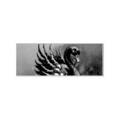 Dark Swan of Bones – Gothic Elegance  Rubberstempel (Afrduk)