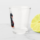 Dark Swan of Bones – Gothic Elegance  Shot Glas (Rechts)