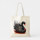 Dark Swan of Bones – Gothic Elegance  Tote Bag (Achterkant)