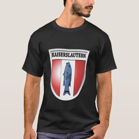 Dark T-Shirt0011 Kaiserslautern-munt van Mannen T-shirt (Voorkant)