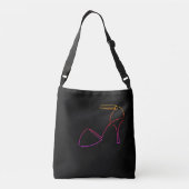 Dark Tango Shoe Bag Crossbody Tas (Achterkant)