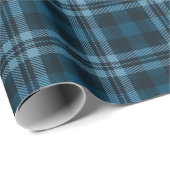 Dark Teal Plaid Cadeaupapier (Rol Hoek)