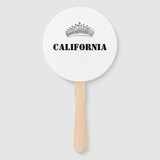 Dark Text Pageant Fan Wavers - Set van 10 fans Handwaaier (Achterkant)