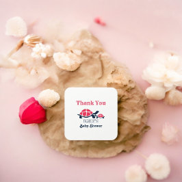 Dark Theme Tortoise Cartoon Vierkante Sticker