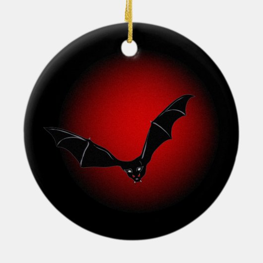 Dark Thoughts Bat Ornament (Achterkant)