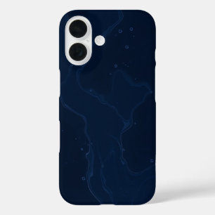 Dark Tides: een monochroom meesterwerk iPhone 16 Hoesje