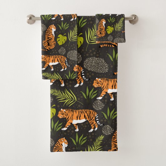 Dark Tiger Oerwoud Bad Handdoek (Insitu)
