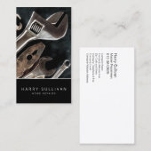 Dark Tools Home Repair Handyman Visitekaartje (Voorkant / Achterkant)