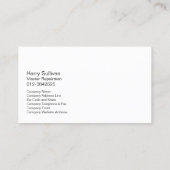 Dark Tools Home Repair Handyman Visitekaartje (Achterkant)