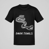Dark Trails Snake Skeleton in de Dark Night Trail T-shirt