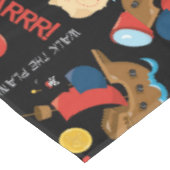 Dark Treasure Island Party Pirate Tafelkleed (Gekanteld)