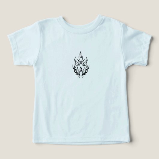 Dark Tribal Flame Mask – Abstract Fire Art Design (Design voorkant)