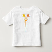 Dark Tribal Phoenix Emblem – Mythic Symbol Kinder Shirts (Voorkant)