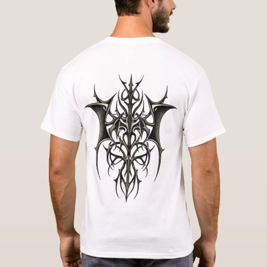 Dark Tribal Spike T-shirt (Achterkant)