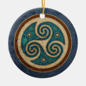 Dark Tris Pendant/Ornament Keramisch Ornament (Voorkant)