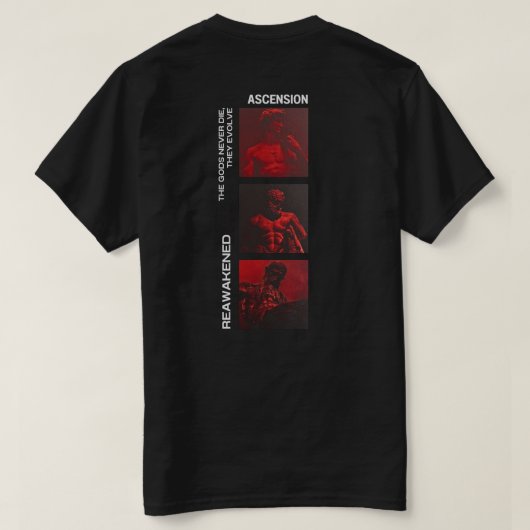 Dark Tshirt Black (Design achterkant)