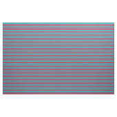 Dark Turquoise & Crimson Colored Lines Stof (Fat Quarter)