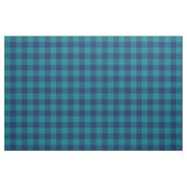 Dark Turquoise en Navy Blue Gingham Pset Stof (Fat Quarter)
