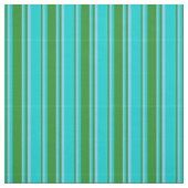 Dark Turquoise, Forest Green en Light Sky Blue Stof (Swatch)