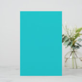 Dark Turquoise Stationery Briefpapier (Staand voorkant)