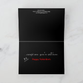 Dark Valentijn Collectie: Love Me Tender Feestdagen Kaart (Binnen)