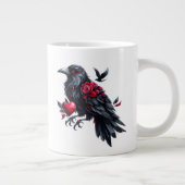 Dark Valentijn Crow met hart Grote Koffiekop (Rechts)