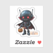 Dark Vampire Robot Vinyl Futuristische Halloween D Sticker (Vel)