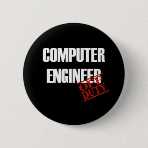 DARK VAN DE INGENIEUR VAN DE COMPUTER RONDE BUTTON 5,7 CM