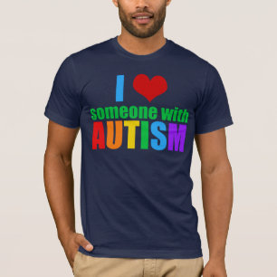 Dark van de Liefde van het autisme T-shirt