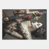 Dark Vintage Gothic Inpakpapier Vel (Voorkant)