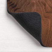 Dark Walnut Plywood Mousepad Muismat (Hoek)