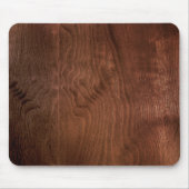 Dark Walnut Plywood Mousepad Muismat (Voorkant)