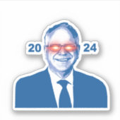 Dark Walz 2024 Sticker (Voorkant)