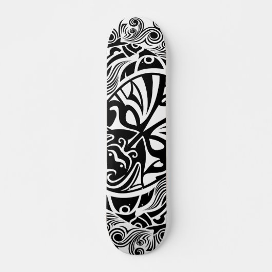 Dark Waters Masker Oceaan Horror Skate Kunst Skateboard (Voorkant)