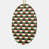 Dark, Wet Swamp Colors Keramisch Ornament (Links)