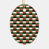 Dark, Wet Swamp Colors Keramisch Ornament (Achterkant)