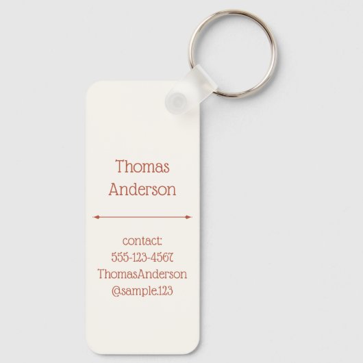 Dark, Wet Swamp Colors Sleutelhanger (Achterkant)